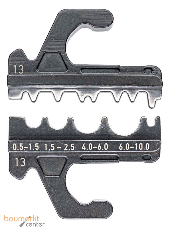 KNIPEX 97 39 13 Crimpeinsatz f�r unisolierte Kabelverbinder