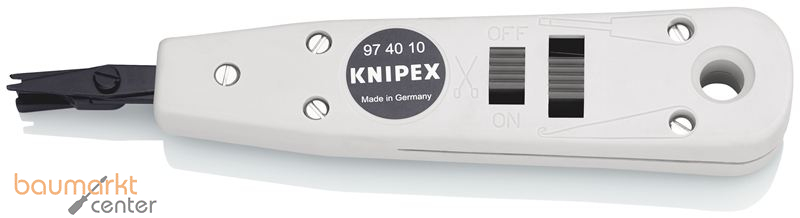 KNIPEX 97 40 10 Anlegewerkzeug f�r LSA-Plus und baugleich 175 mm