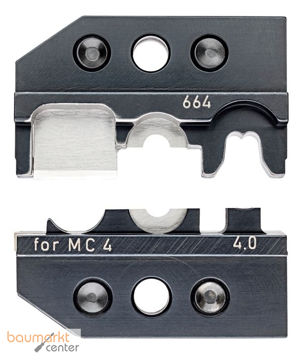 KNIPEX 97 49 66 4 Crimpeinsatz f�r Solar-Steckverbinder MC4� & MC4� EVO2