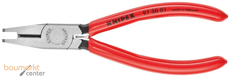 KNIPEX 97 50 01 Crimpzange f�r Scotchlok�-Verbinder mit Schneiden mit Kunststoff �berzogen 155 mm