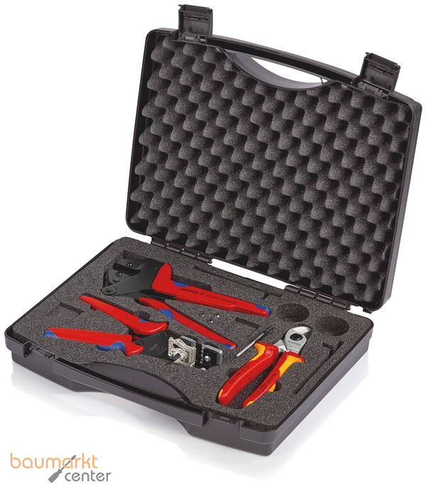 KNIPEX 97 91 01 Werkzeugkoffer f�r Photovoltaik 1 x 12 12 11, 1 x 95 16 165, 1 x 97 43 200 A