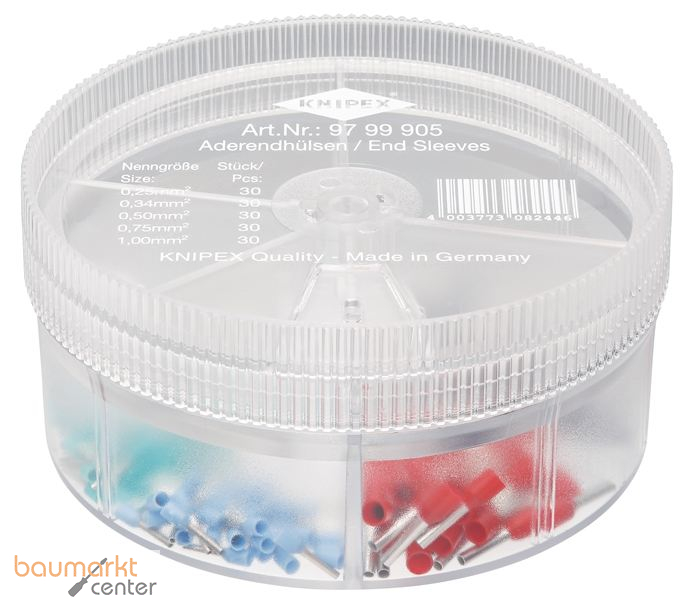 KNIPEX 97 99 905 Sortimentsboxen mit 150 Aderendh�lsen