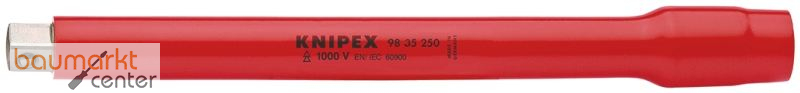 KNIPEX 98 35 250 Verl�ngerung mit Innen- / Au�envierkant 3/8" 250 mm