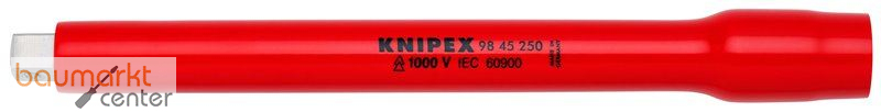 KNIPEX 98 45 250 Verl�ngerung mit Innen- / Au�envierkant 1/2" 250 mm