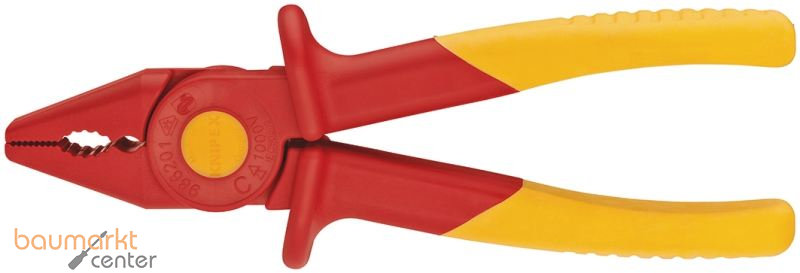 KNIPEX 98 62 01 Greifzange aus Kunststoff isolierend mit Weichkunststoff-Zone f�r sicheren Halt Kunststoff 180 mm