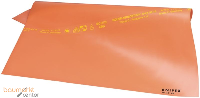 KNIPEX 98 67 10 Abdecktuch aus Gummi 1000 mm