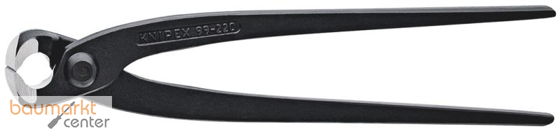 KNIPEX 99 00 220 EAN Monierzange (Rabitz- oder Flechterzange) schwarz atramentiert 220 mm