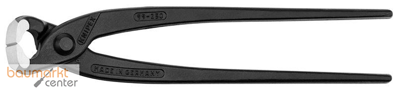KNIPEX 99 00 250 Monierzange (Rabitz- oder Flechterzange) schwarz atramentiert 250 mm