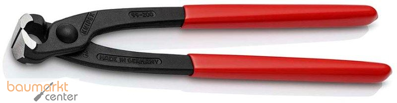 KNIPEX 99 01 200 EAN Monierzange (Rabitz- oder Flechterzange) mit Kunststoff �berzogen schwarz atramentiert 200 mm