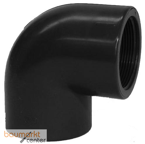 Aliaxis �-Winkel 90Gr. PVC-U GIFV d 32 x 1" PN16 Klebmuffe/Gewindeanschluss