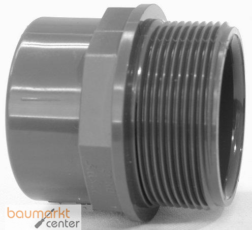 Aliaxis Red-St�ck PVC-U RFV R 2" x 1 1/4" PN16 Gewindestutzen/-muffe