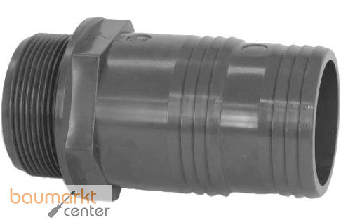 Aliaxis Druckschlaucht�lle PVC-U AFV R 1" PN16 AG-Anschluss