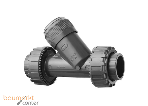 Aliaxis PVC-U R�ckschlagventil R2 FKM Verschraubung Gewindemuffe VRUFV-FKM