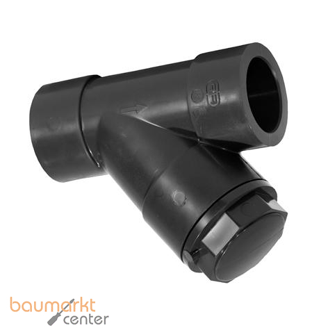 Aliaxis Schmutzfaenger PVC-U RVIV 90mm DN 80 mit Klebemuffen u.EPDM-Dichtung