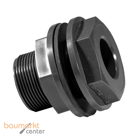 Aliaxis Beh�lteranschl. PVC-U LIFV R 1 1/4xd25 FKM PN16 Klebmuffe/Gew.stutzen/-muffe