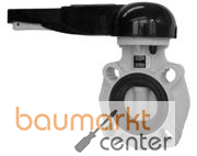 Aliaxis Endabsperrklappe mit HandhebelFK-END/FKM d 160