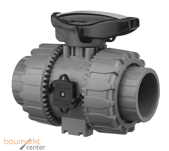 Aliaxis 2-Wege Kugelhahn ABS VKD d50 EPDM Klebmuffe VKDIA-EPDM