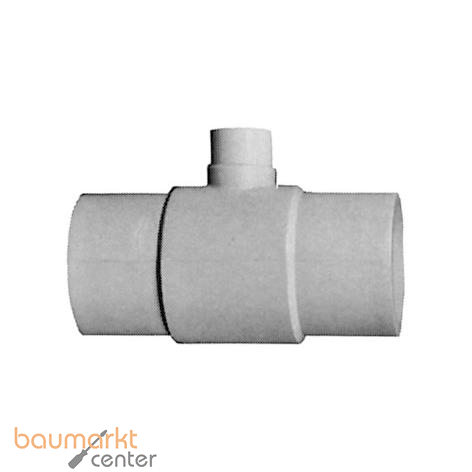 Aliaxis T-Stueck PP 140 x 63mm 90Gr.SDR 17 kurz red.formgespritzt zum Stumpfschweissen