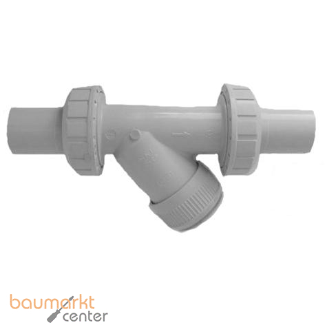 Aliaxis Schraegsitz-Schmutzfaenger m.PP-LS Stutzen RVUBM/EPDM d 20