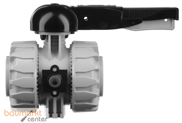 Aliaxis 2-Wege Kugelhahn VK Dual Block aus PP-H mit Schwei�muffen VKDIM/EPDM d 110