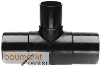 Aliaxis T-Stueck 90 Gr. lang reduziert PE100 SDR 17 TRDE d 90/63
