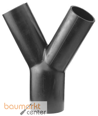 Aliaxis Hosen-T-St�ck f.PE Abfl.d110/110 60 Gr. schwarz