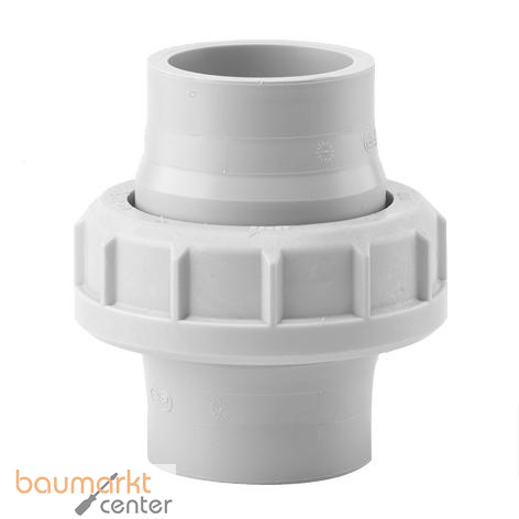Aliaxis Verschraubung PP-H 32 mm SDR 11 EPDM mit Ueberwurfmutter,z.Stumpfschweissen
