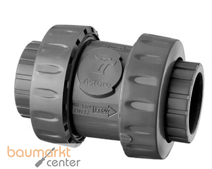 Aliaxis Kugelr�ckschlagventil PVC-U d40 EPDM Klebmuffe ARIV-V-EPDM