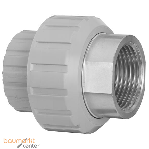 Aliaxis �berg-Verschraub. PVC-C d63 x R2 IG auf Messing BIFOC-EPDM