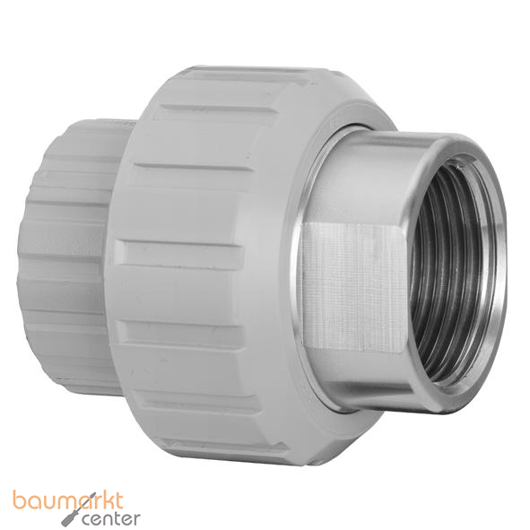 Aliaxis PVC-C �berg-Verschr. d25 x R3/4 Rohr- IG auf Edelstahl EPDM BIFXC