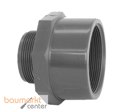 Aliaxis Red-Muffennipp. PVC-U IFFV R 1 x 1 1/4 PN16 Gewindestutzen/-muffe