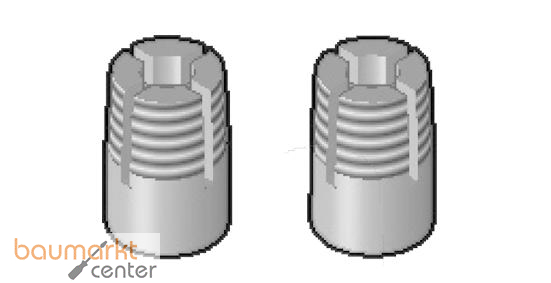 Aliaxis VKD Insert-Pack Gewindebuchse Edelst.f.Kugelhahn d40-63 INDK-KITE