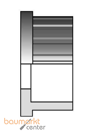 Aliaxis Klebemuffe PVC-U f�r Kugelhahn d 20 PVC-U