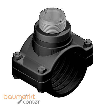 Aliaxis Inst.Anbohrschelle f.PVC-U/PVC-C Rohr O-Ring EPDM da160