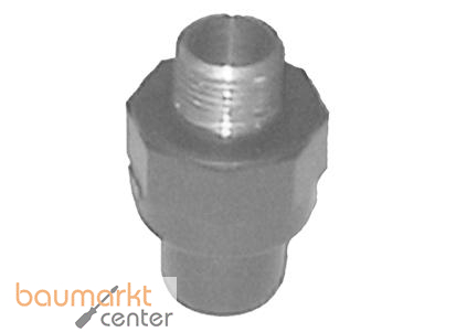 Aliaxis �-Muffennippel PVC-U MIROV d 25 x 3/4� PN16 auf Messing, AG