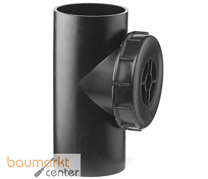 Aliaxis Putzst�ck f.PE Abfl.d 125/110 88,5 Grad schwarz