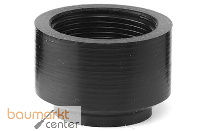 Aliaxis Muffe mit IG f.PE Abfluss d 63/1 1/2" d 63/1 1/2