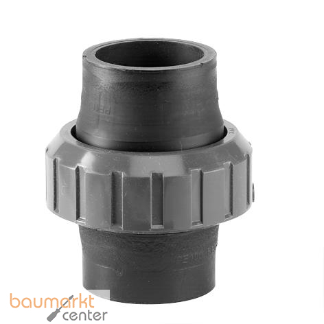 Aliaxis Verschraubung FKM-Dichtung PE 100 SDR 11 gespritzt kurz BBE/C-FKM d 9