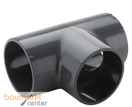 Aliaxis T-St�ck 90 Gr. egal PVC-U TIV d 315 Klebmuffe