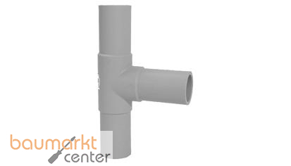 Aliaxis T-Stueck PP 50mm 90 Grad SDR 11 lang formgespritzt zum Stumpfschweissen