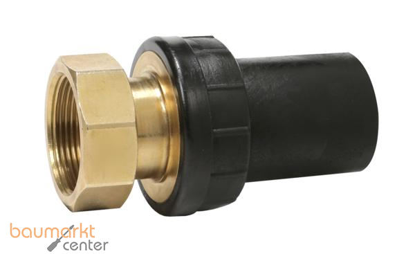 Aliaxis �berg.adapter PEHD/Messing IG UAM ET d 50 x R 1 1/2 �berw.-Mutter FRIALEN