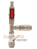 AFRISO T-Verbinder mit 1x Absperrventil