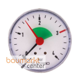 Manom. 3 bar Steckanschl. KSG Mini