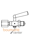 AFRISO Manometer-Absperrhahn G1/2