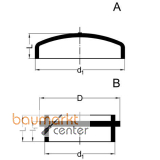 Aliaxis Endkappe kurz PE-Abfluss d 160