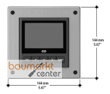 Aliaxis Anzeigeger�t u. Transmitter, Wand-Mon tage, 2-Draht, 110-230VAC