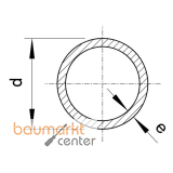 Aliaxis Rohr ABS m.glat.Enden PN 8 d 315 x 20,8 L=5m