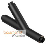 Aliaxis Abzweig 45 Gr Doppelrohr d 160 x 110 d1 160