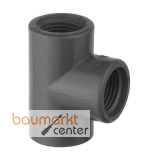 Aliaxis T-St�ck PVC-U 90 Gr., R 1 1/4, TI2