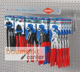 KNIPEX 00 19 34 1 Wanddisplay 5 x 6 Zangen 225 mm